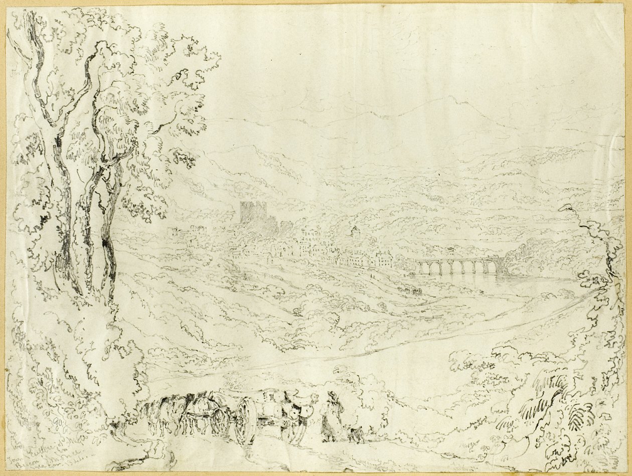 Miasto i zamek Hay autorstwa Joseph Murray Ince