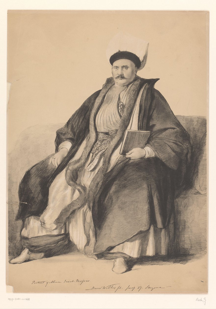 Portret Abrama Jacoba Messira autorstwa Joseph Nash