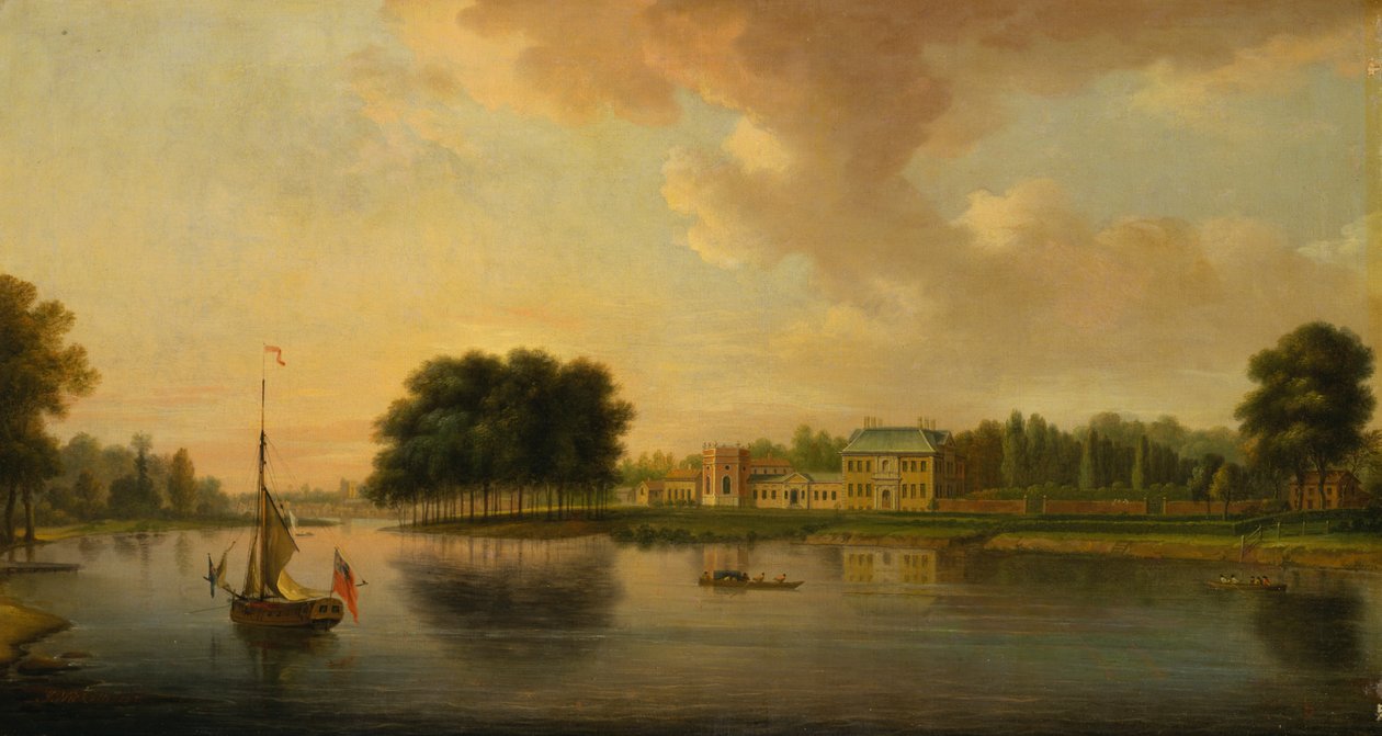 Orleans House, Twickenham autorstwa Joseph Nickolls