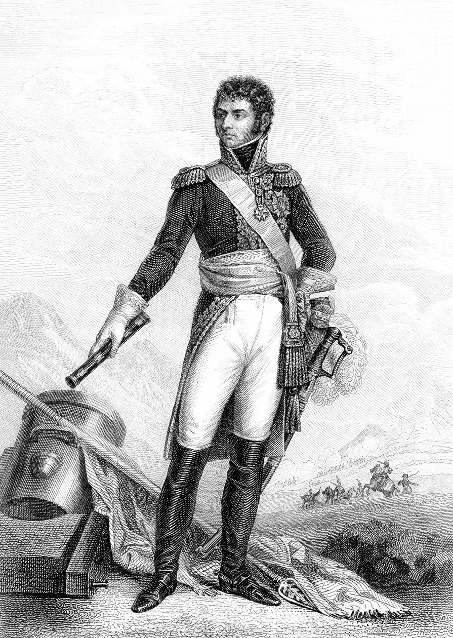 Marszałek Jean-Baptiste-Jules Bernadotte, Karol XIV ze Szwecji (rycina) autorstwa Joseph Nicolas (after) Jouy