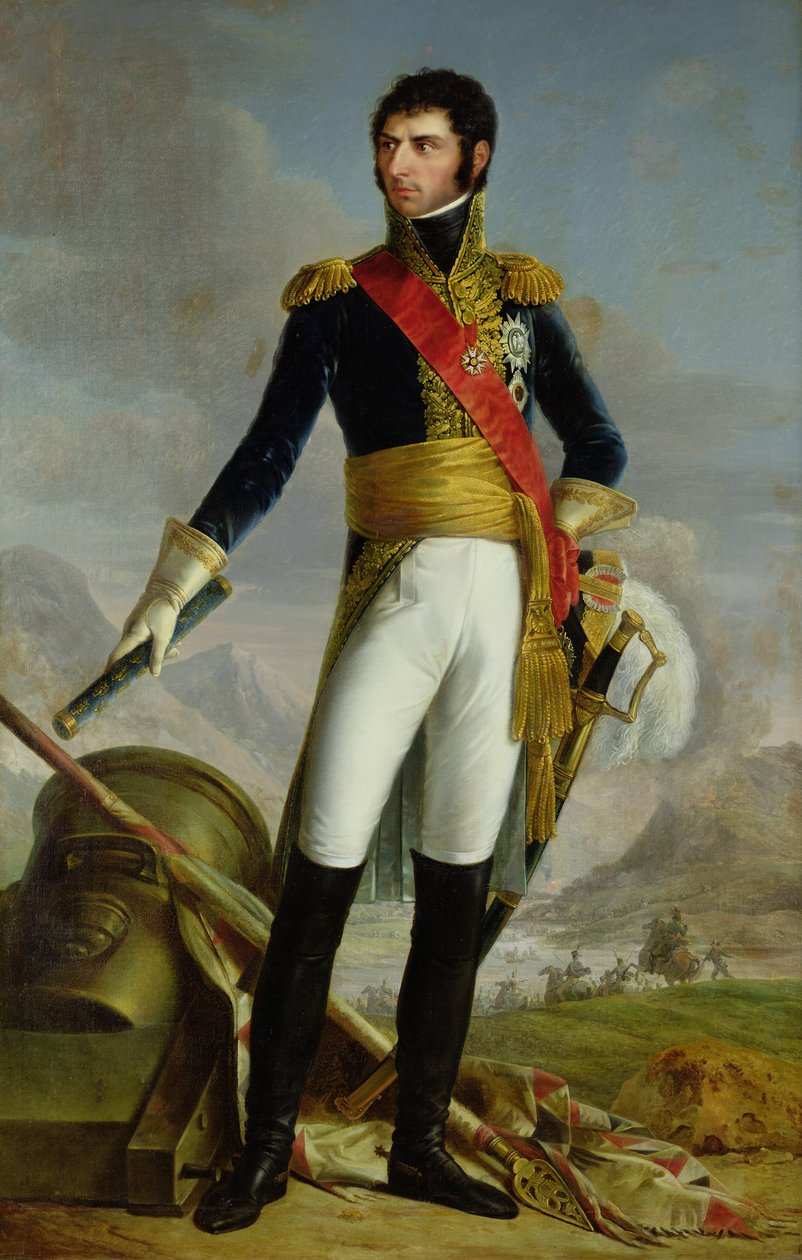 Portret Charlesa Jeana Baptiste Bernadotte (1763-1844) wg obrazu Francois Josepha Kinsona (1771-1839) (olej na płótnie) autorstwa Joseph Nicolas Jouy