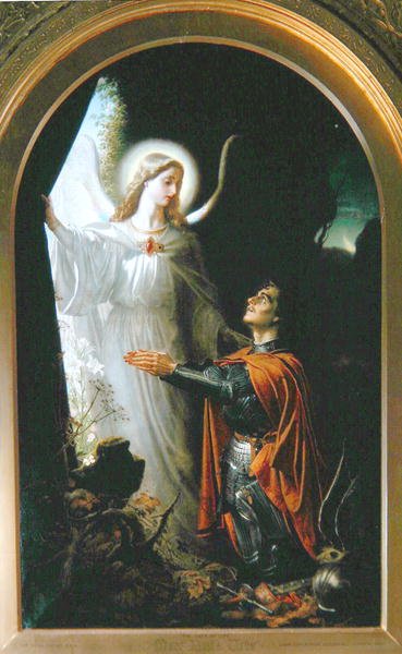 Śmierć bramą do życia (olej na płótnie) autorstwa Joseph Noel Paton