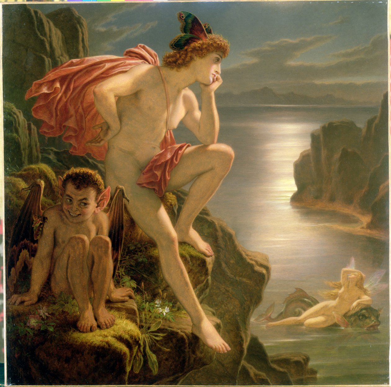 Oberon i Syrenka autorstwa Joseph Noel Paton