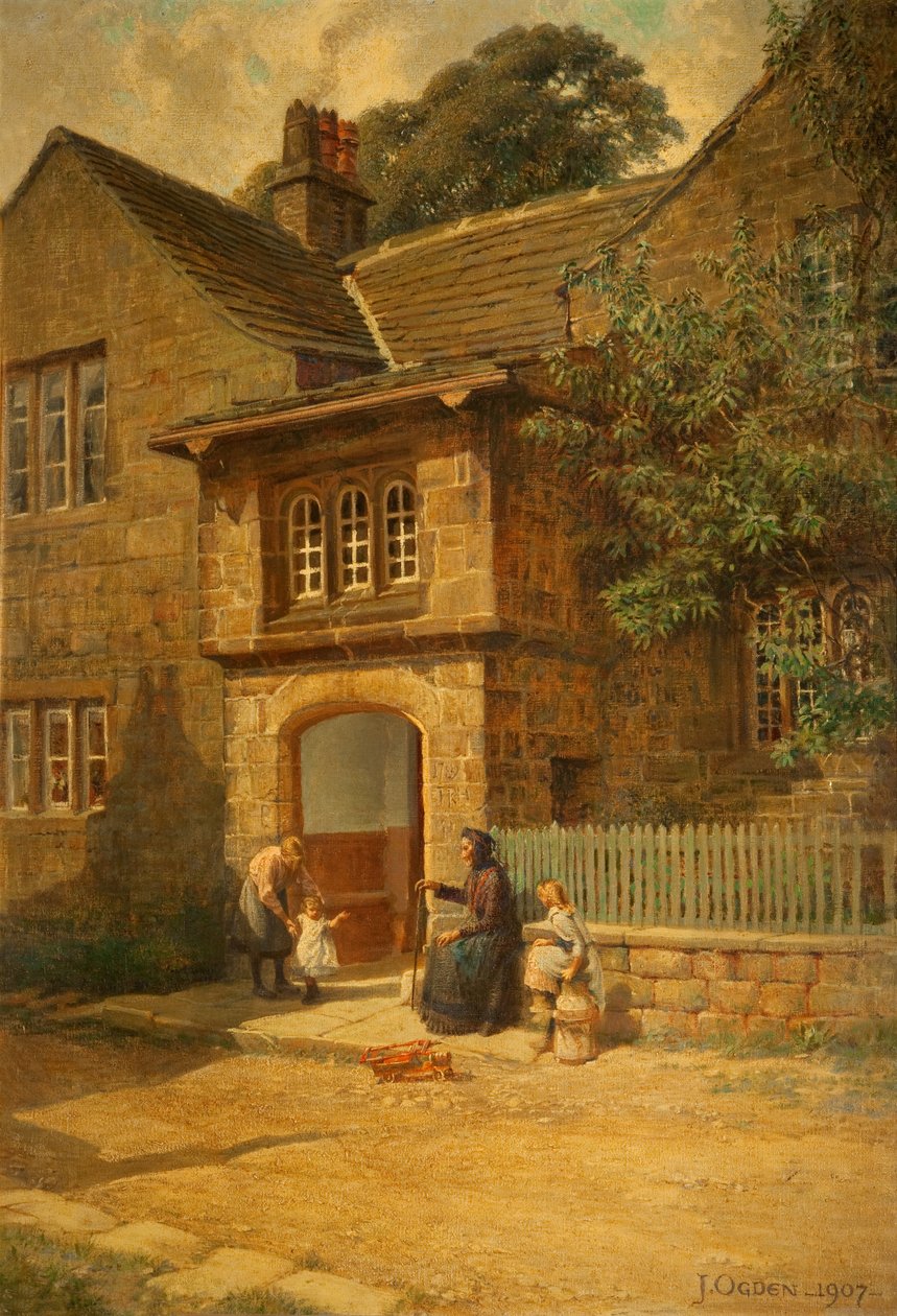 Ganek, domek Spensera, Hurstwood, 1907 autorstwa Joseph Ogden