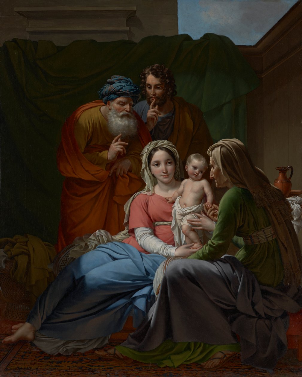 Święta Rodzina, ok.1820 autorstwa Joseph Paelinck