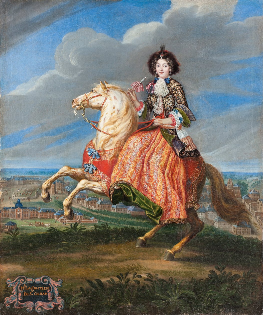 Madame La Comtesse de Saint Geran, ok. 1670 (olej na płótnie) autorstwa Joseph Parrocel