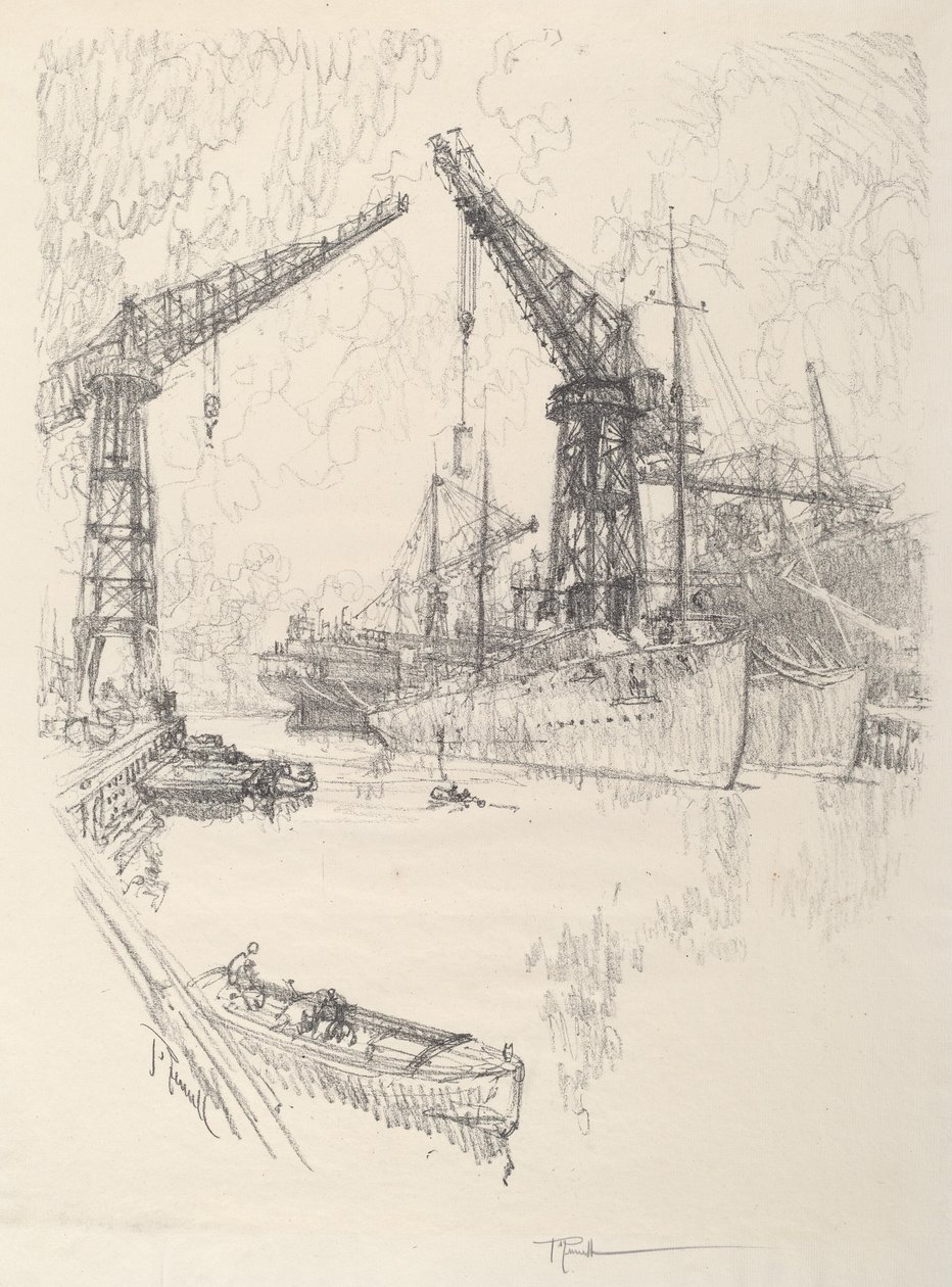 Niszczyciele budynków autorstwa Joseph Pennell