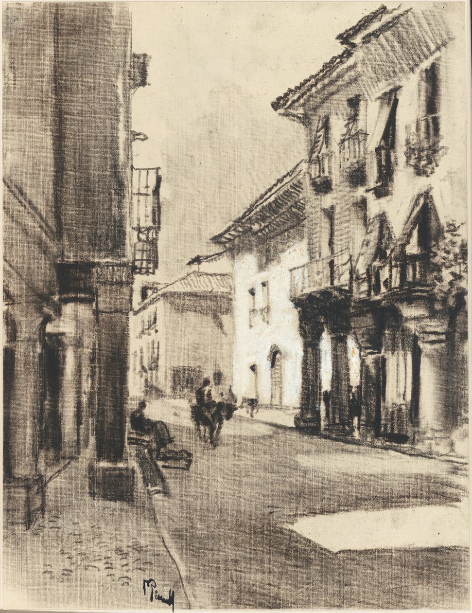 Calle Mayor Alcala autorstwa Joseph Pennell