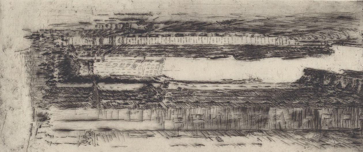 Kanion, nr III, 1904. autorstwa Joseph Pennell