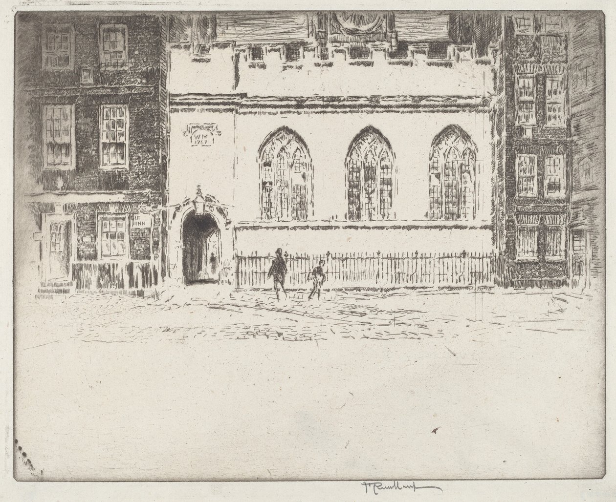 Karczma Clifforda autorstwa Joseph Pennell