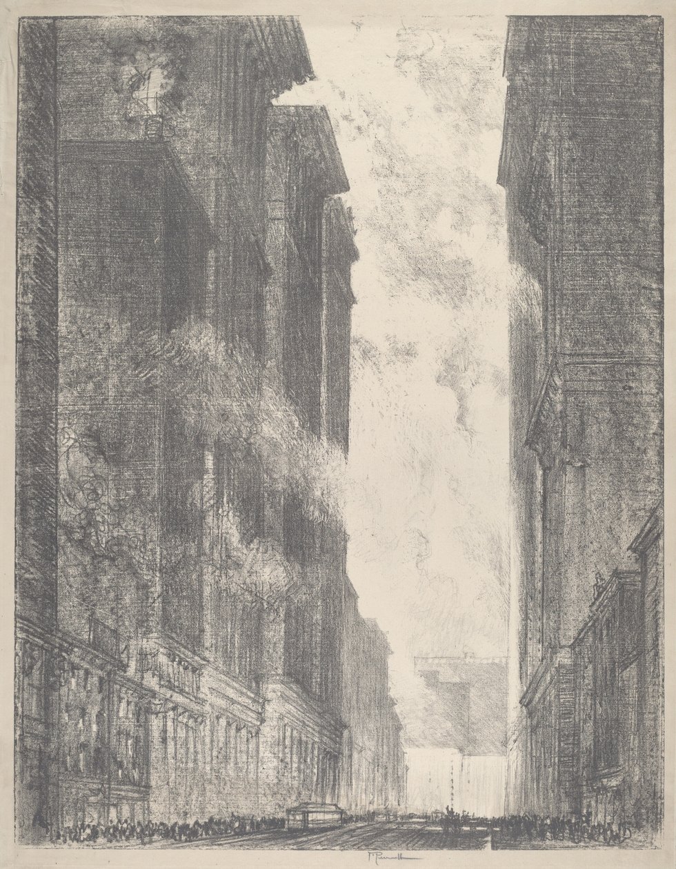 Czwarta Aleja autorstwa Joseph Pennell