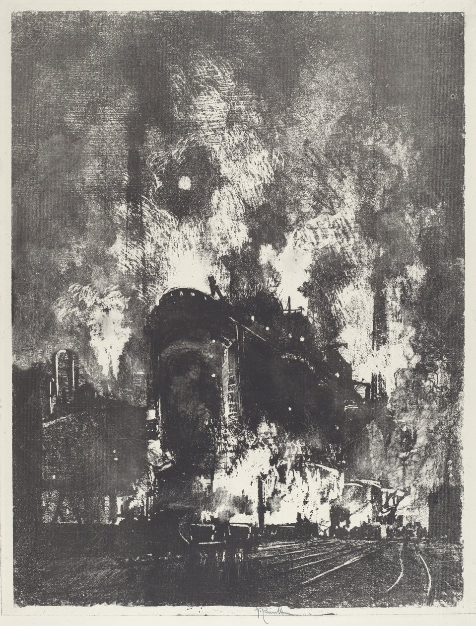 Piece nocą autorstwa Joseph Pennell