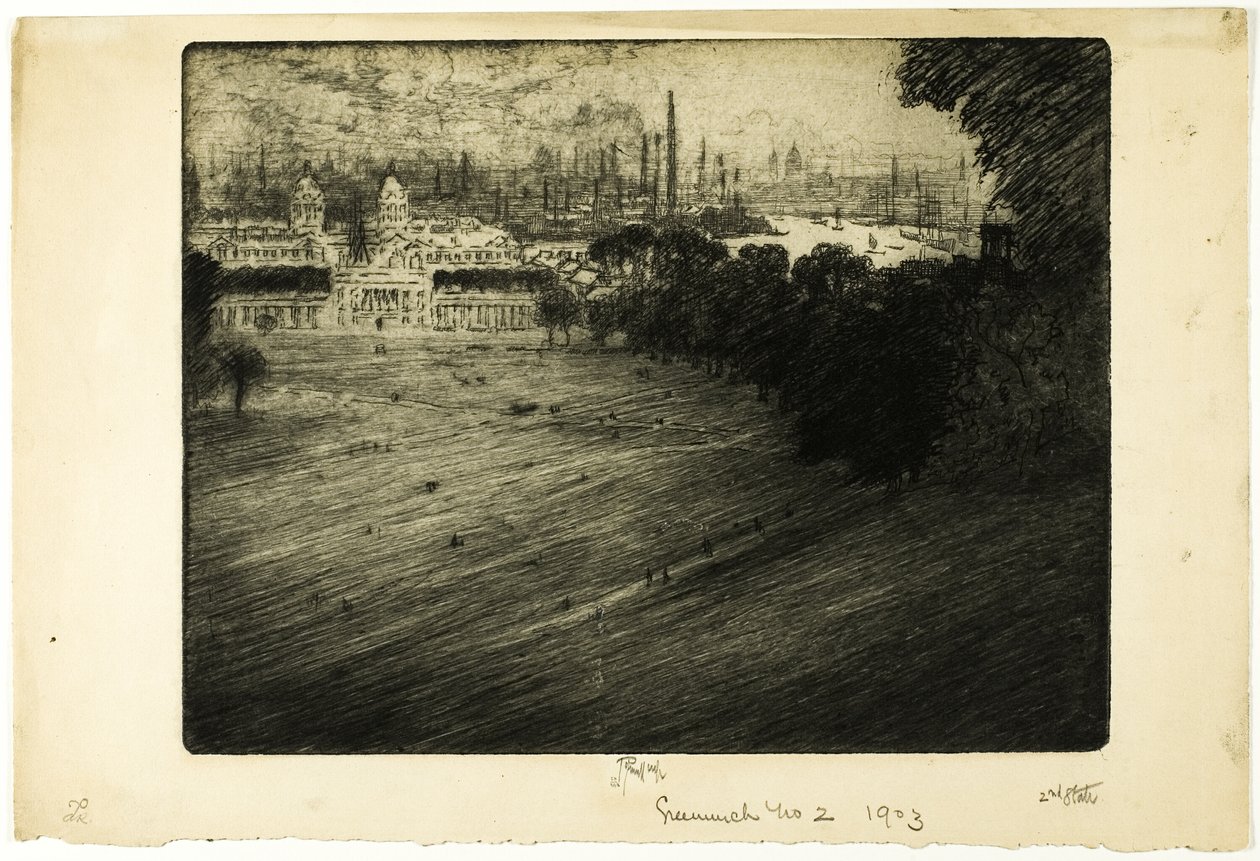 Greenwich Park, nr 2 autorstwa Joseph Pennell
