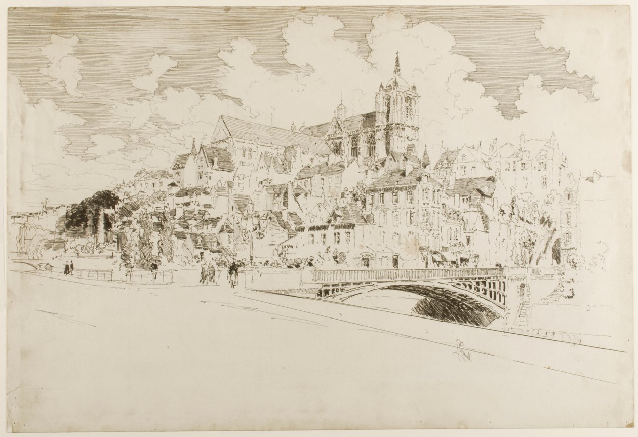 Le Mans autorstwa Joseph Pennell