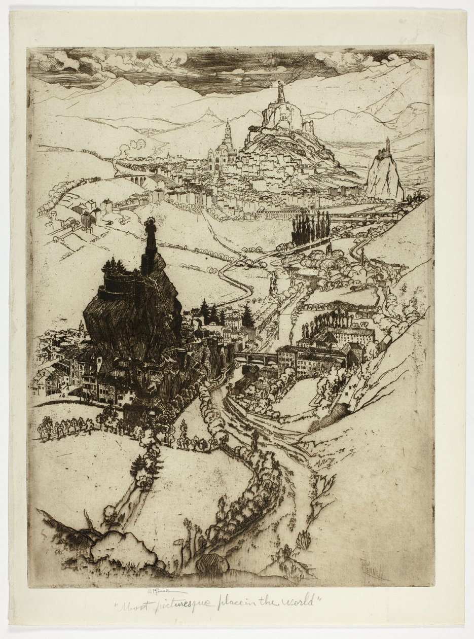 Le Puy, trzecia płyta autorstwa Joseph Pennell