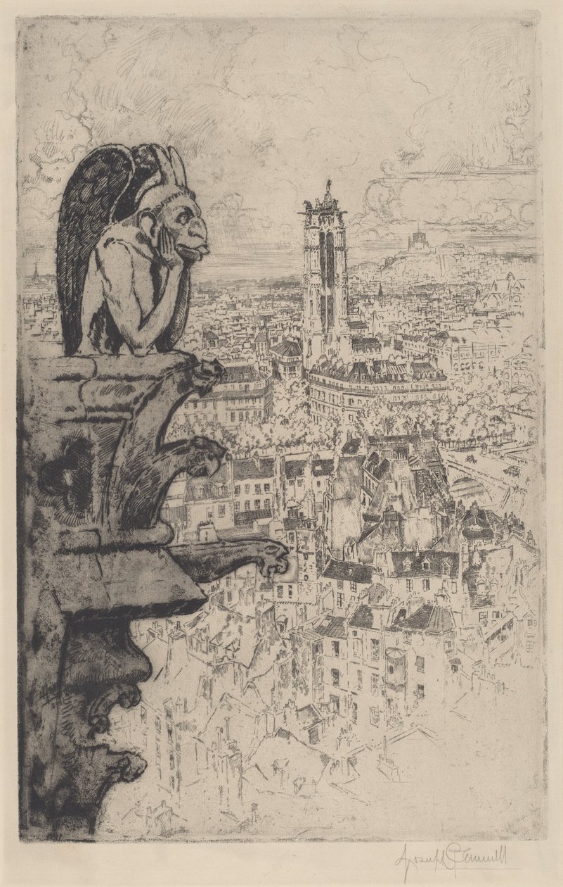 Le Stryge autorstwa Joseph Pennell