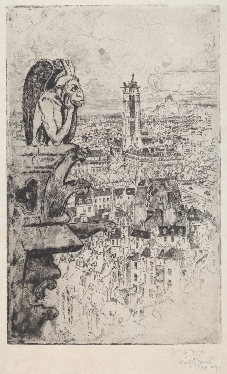 Le Stryge autorstwa Joseph Pennell