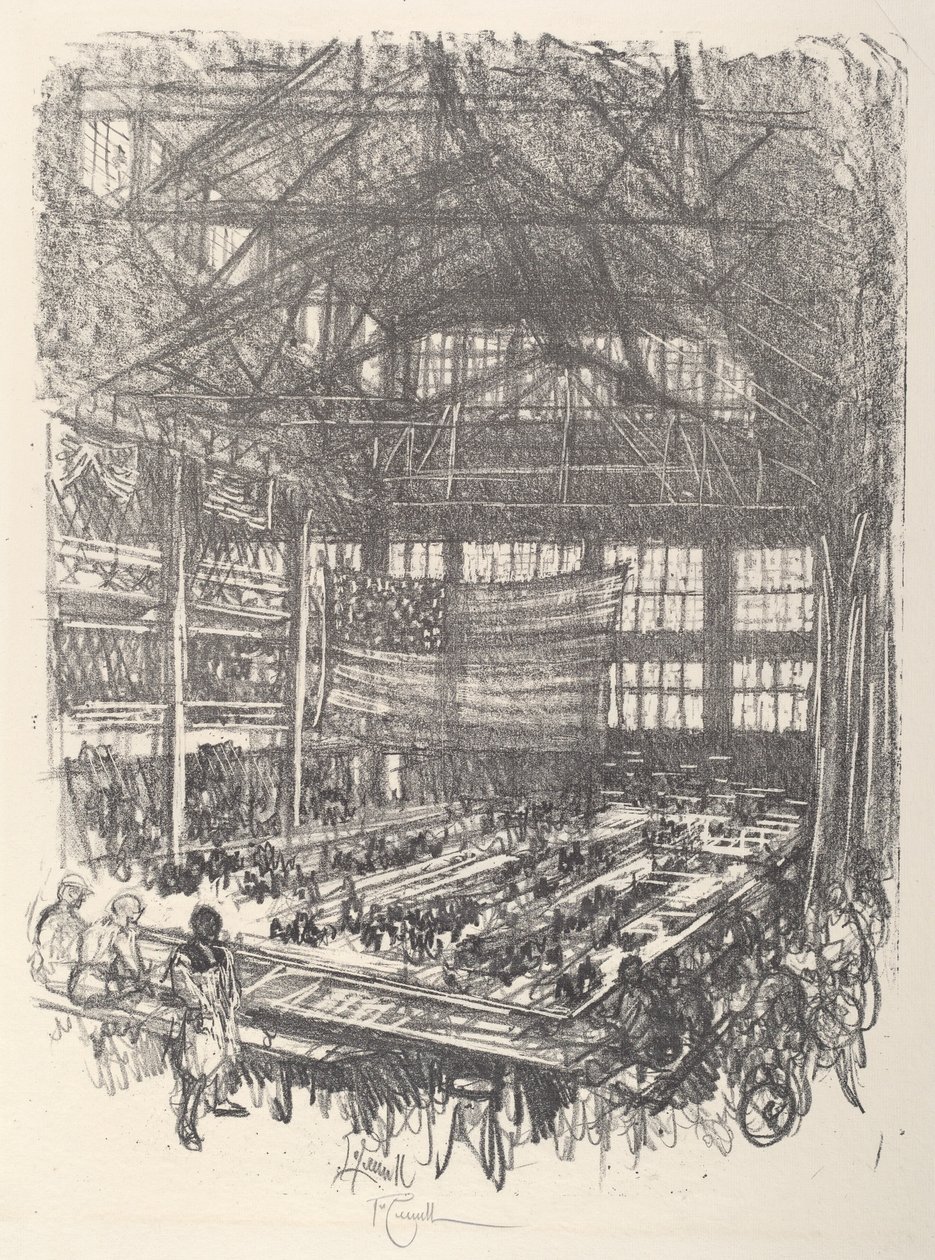 Robienie karabinów autorstwa Joseph Pennell