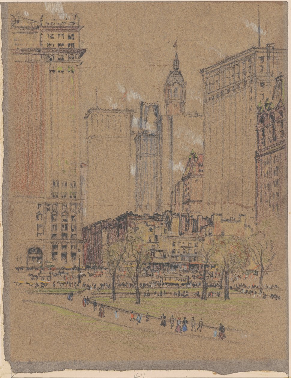 Nowy Jork, stary i nowy autorstwa Joseph Pennell