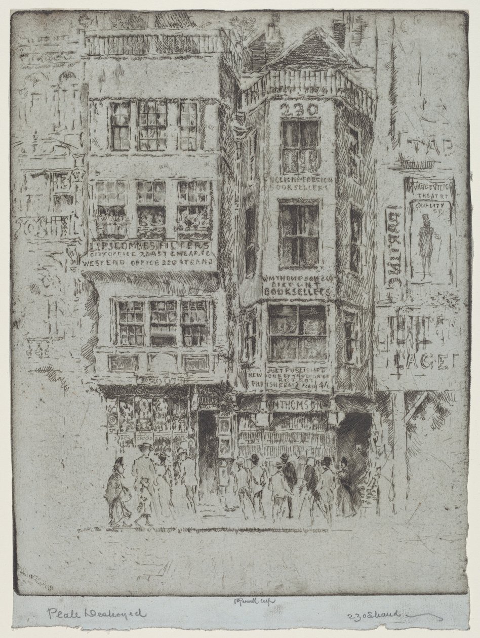 Nr 230 Strand autorstwa Joseph Pennell