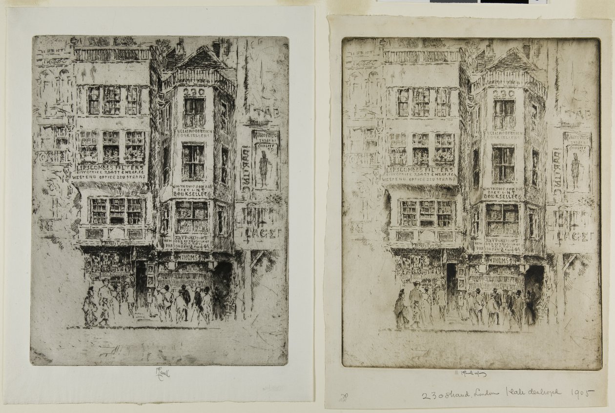 Nr 230 Strand autorstwa Joseph Pennell