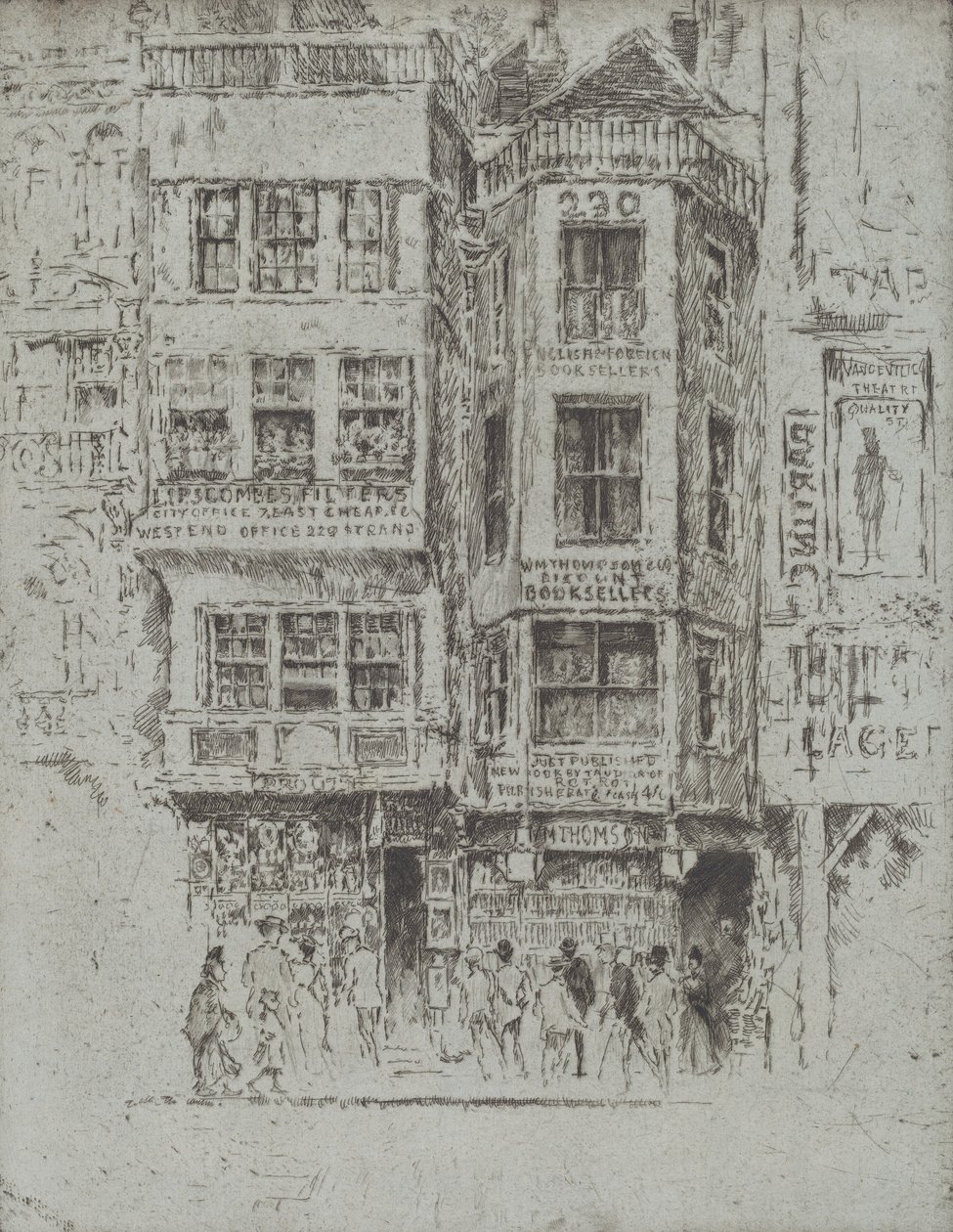 Nr 230 Strand, 1903. autorstwa Joseph Pennell