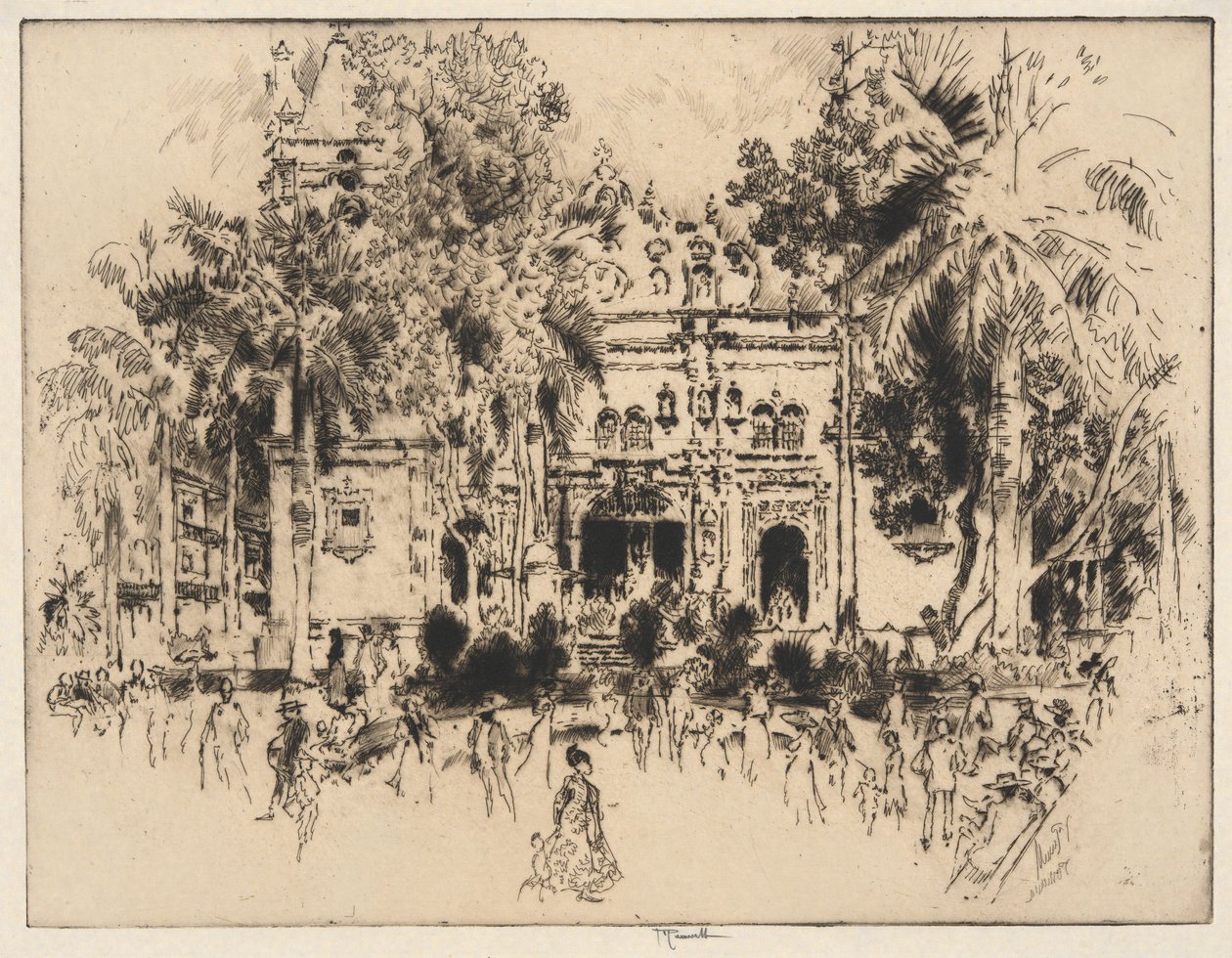 Stara Katedra autorstwa Joseph Pennell