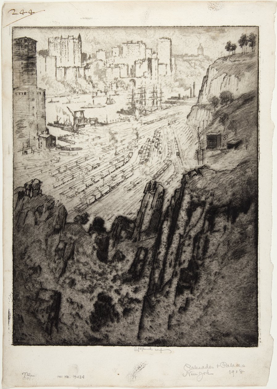 Palisady i Pałace autorstwa Joseph Pennell