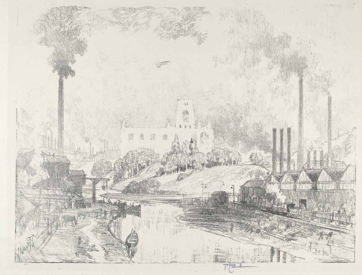 Pokój i wojna, 1916. autorstwa Joseph Pennell