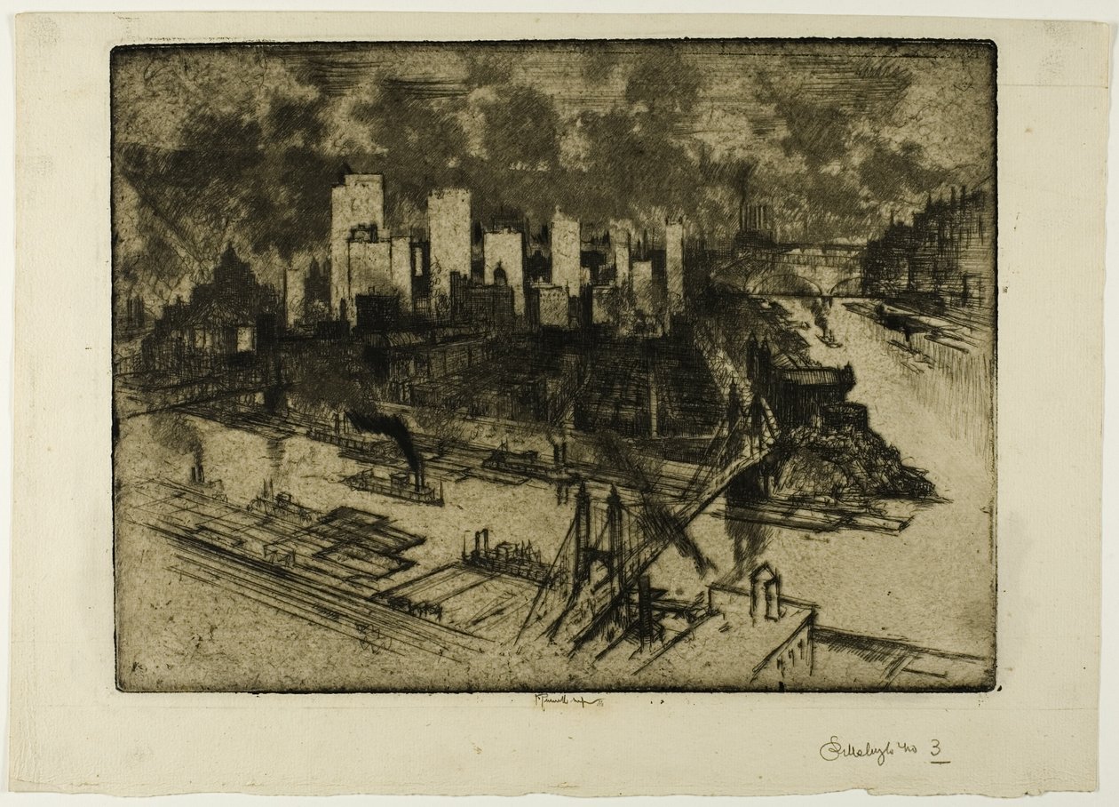 Pittsburgh, nr 3 autorstwa Joseph Pennell