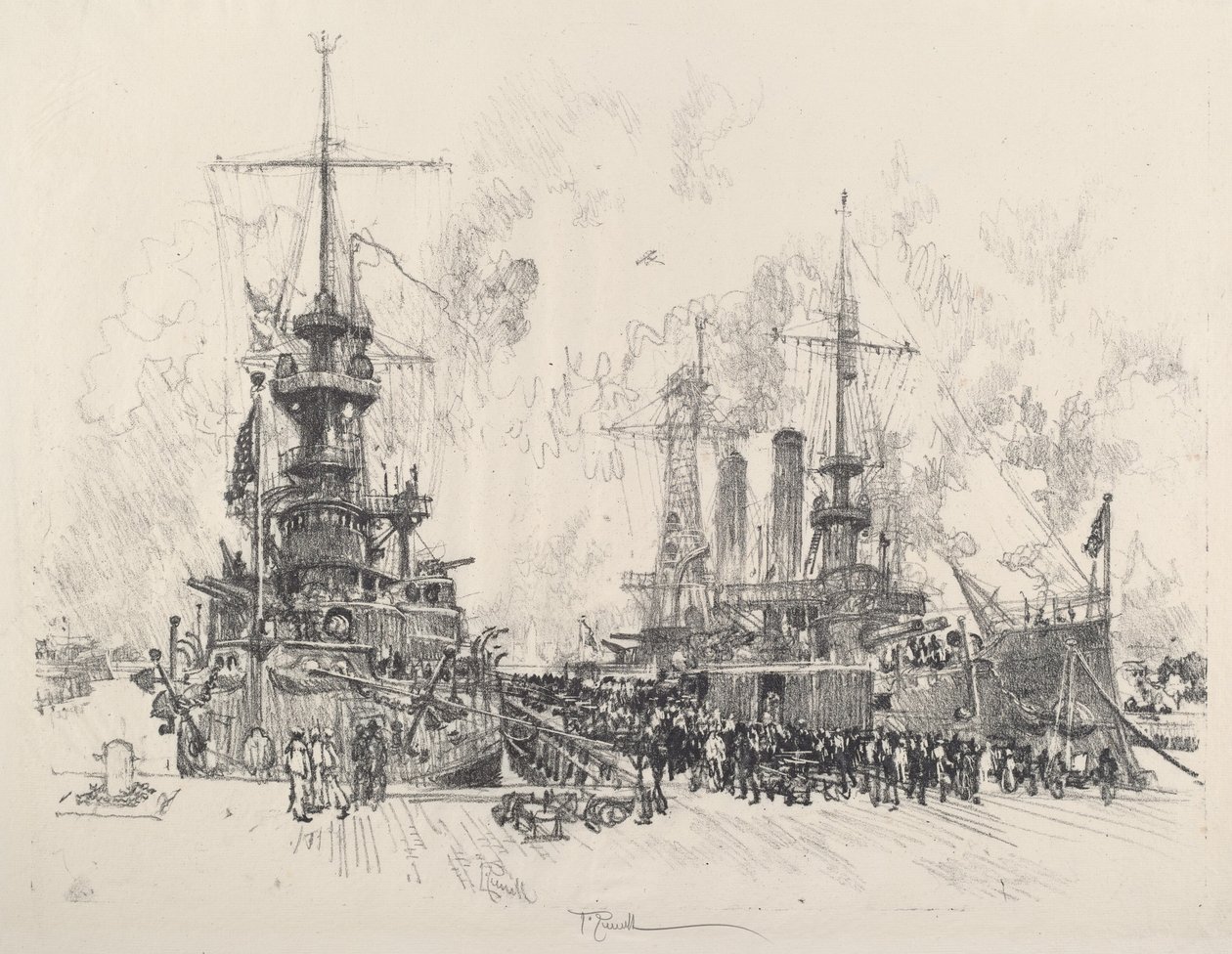 Ponownie gotowy do służby autorstwa Joseph Pennell