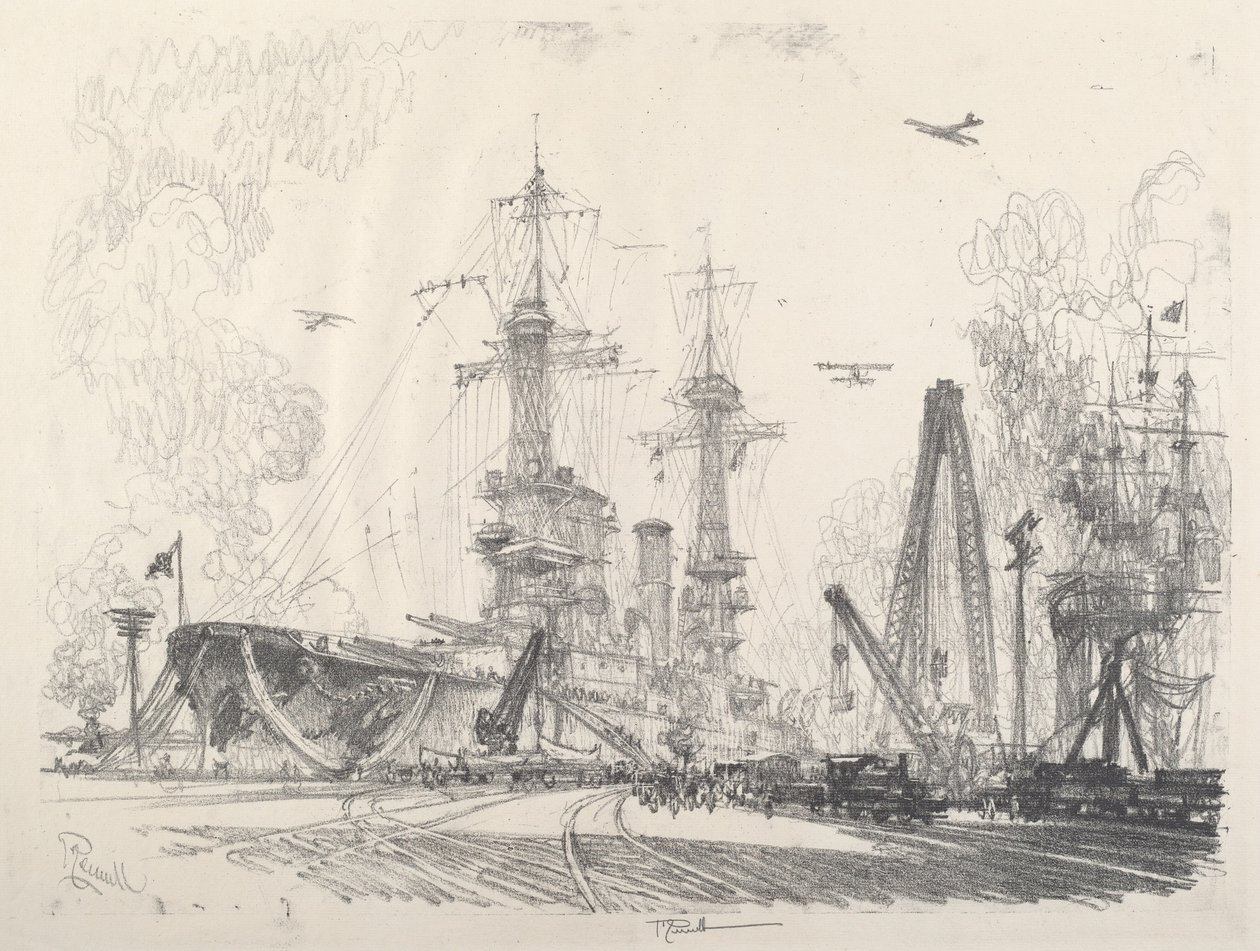 Gotowy do startu autorstwa Joseph Pennell