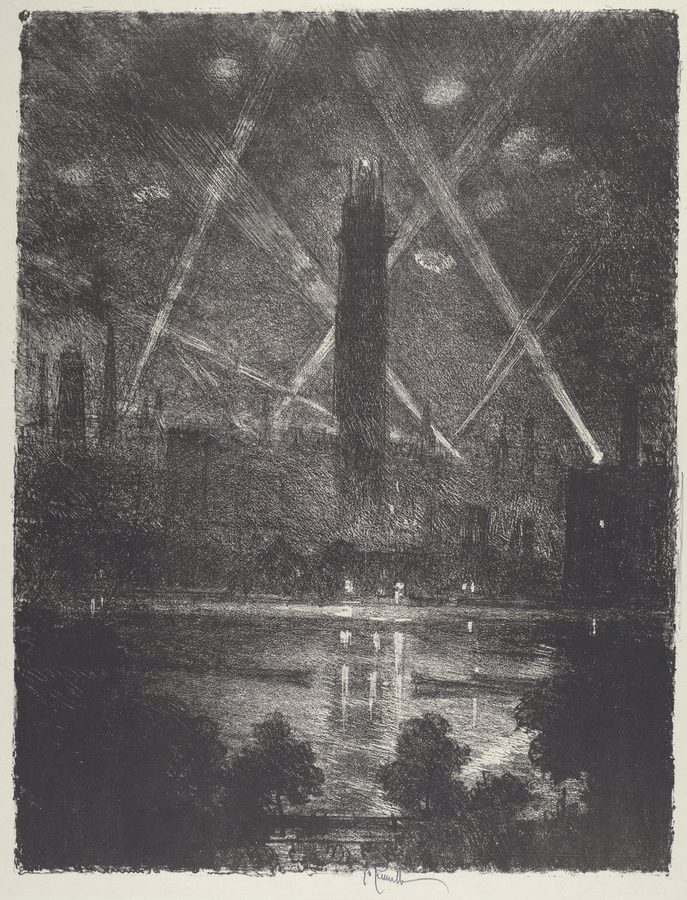 Strzał autorstwa Joseph Pennell