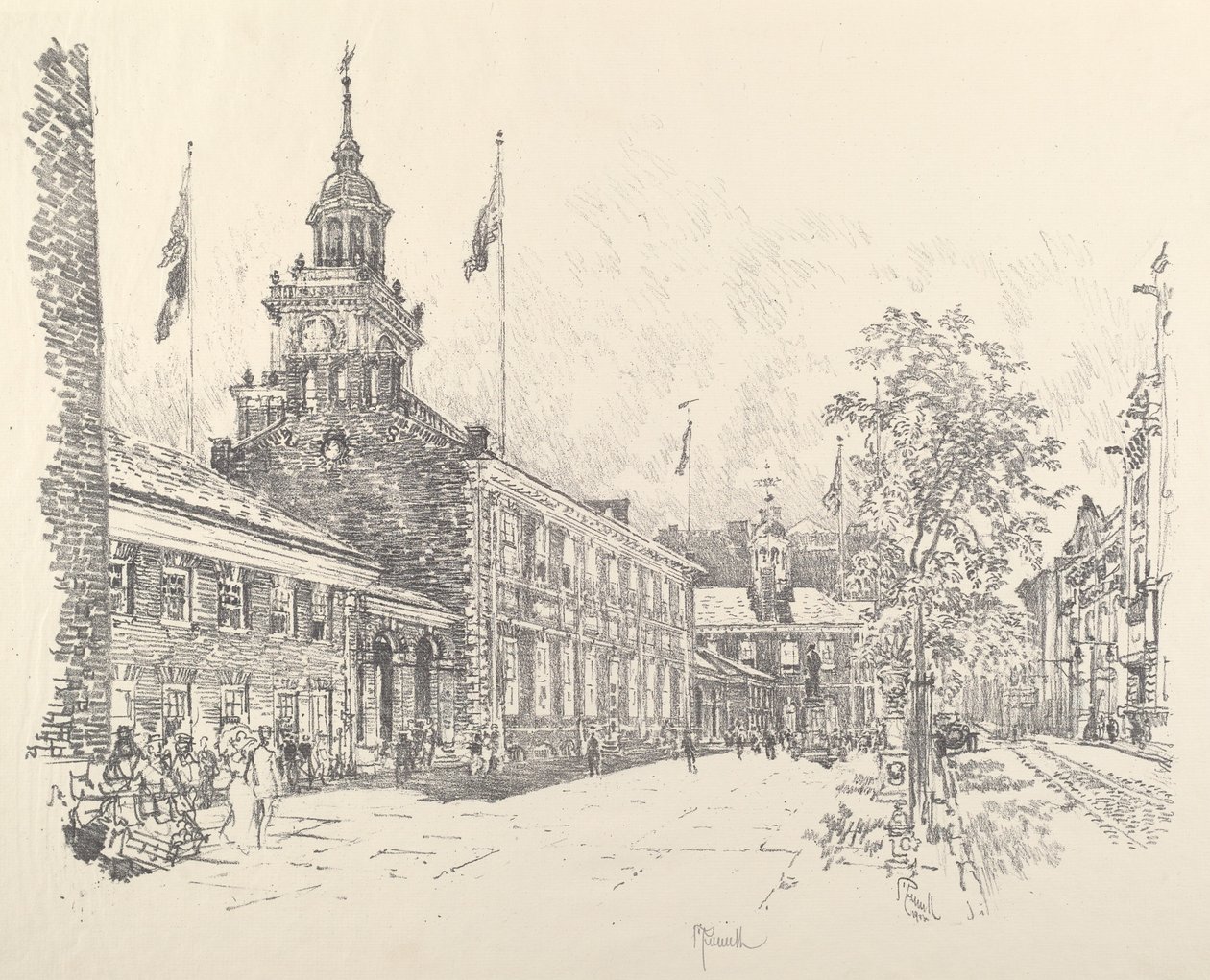Budynki państwowe autorstwa Joseph Pennell