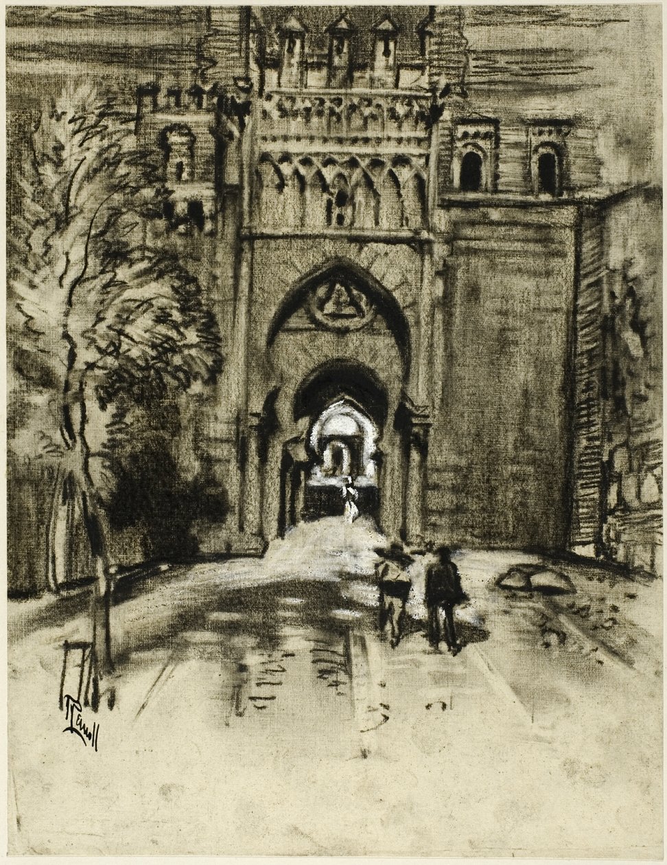 Wspaniała Brama Słońca autorstwa Joseph Pennell
