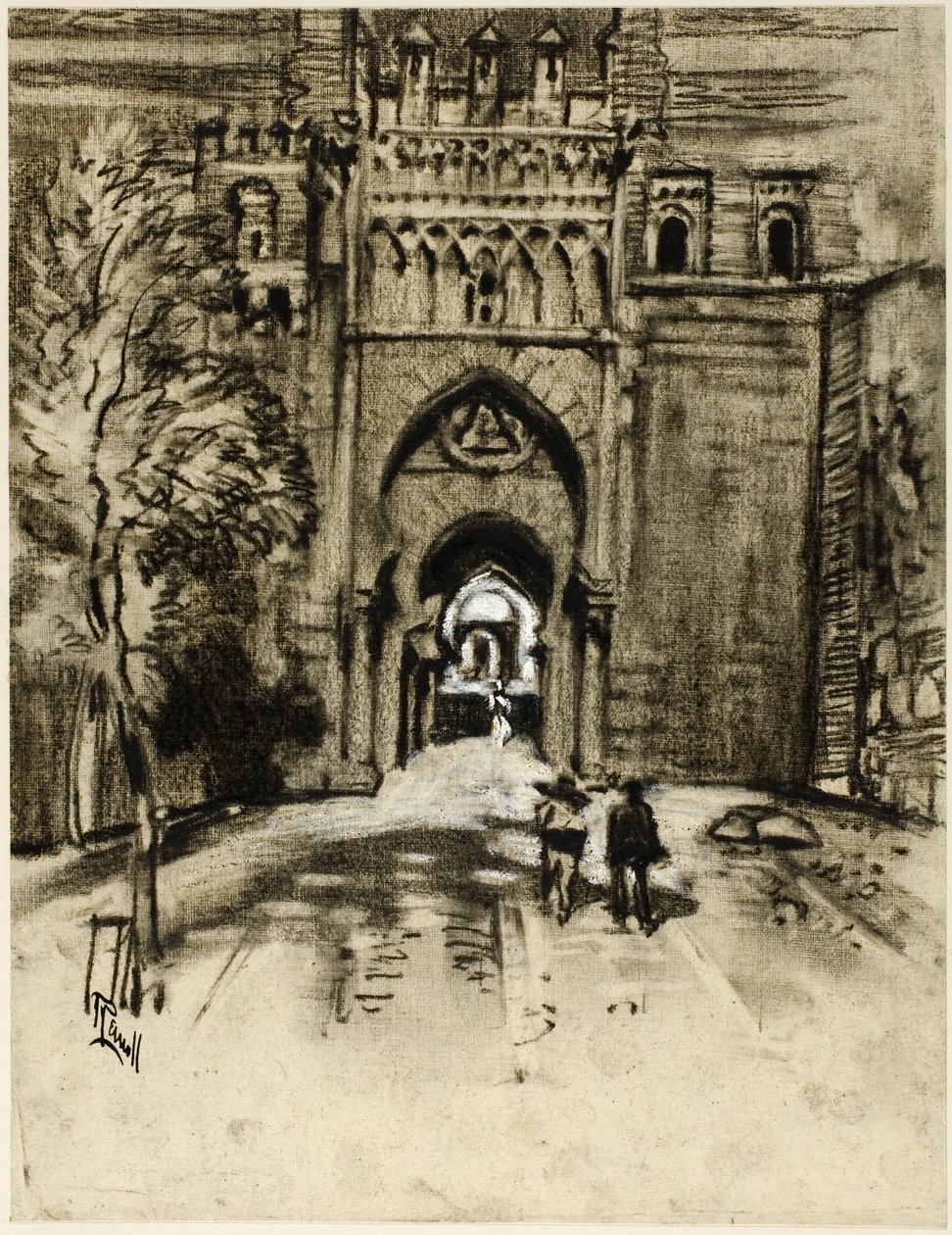 Wspaniała Brama Słońca autorstwa Joseph Pennell