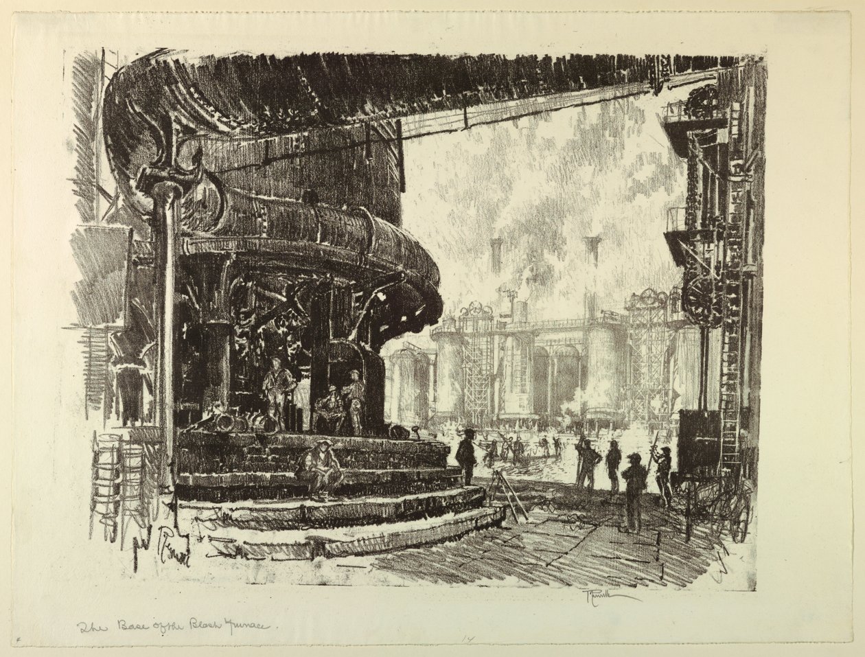 Podstawa Wielkiego Pieca autorstwa Joseph Pennell