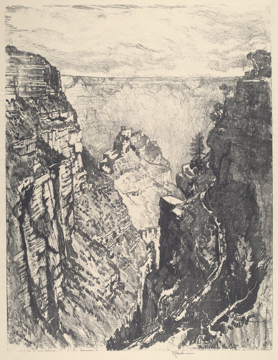 Szlak Jasnego Anioła autorstwa Joseph Pennell