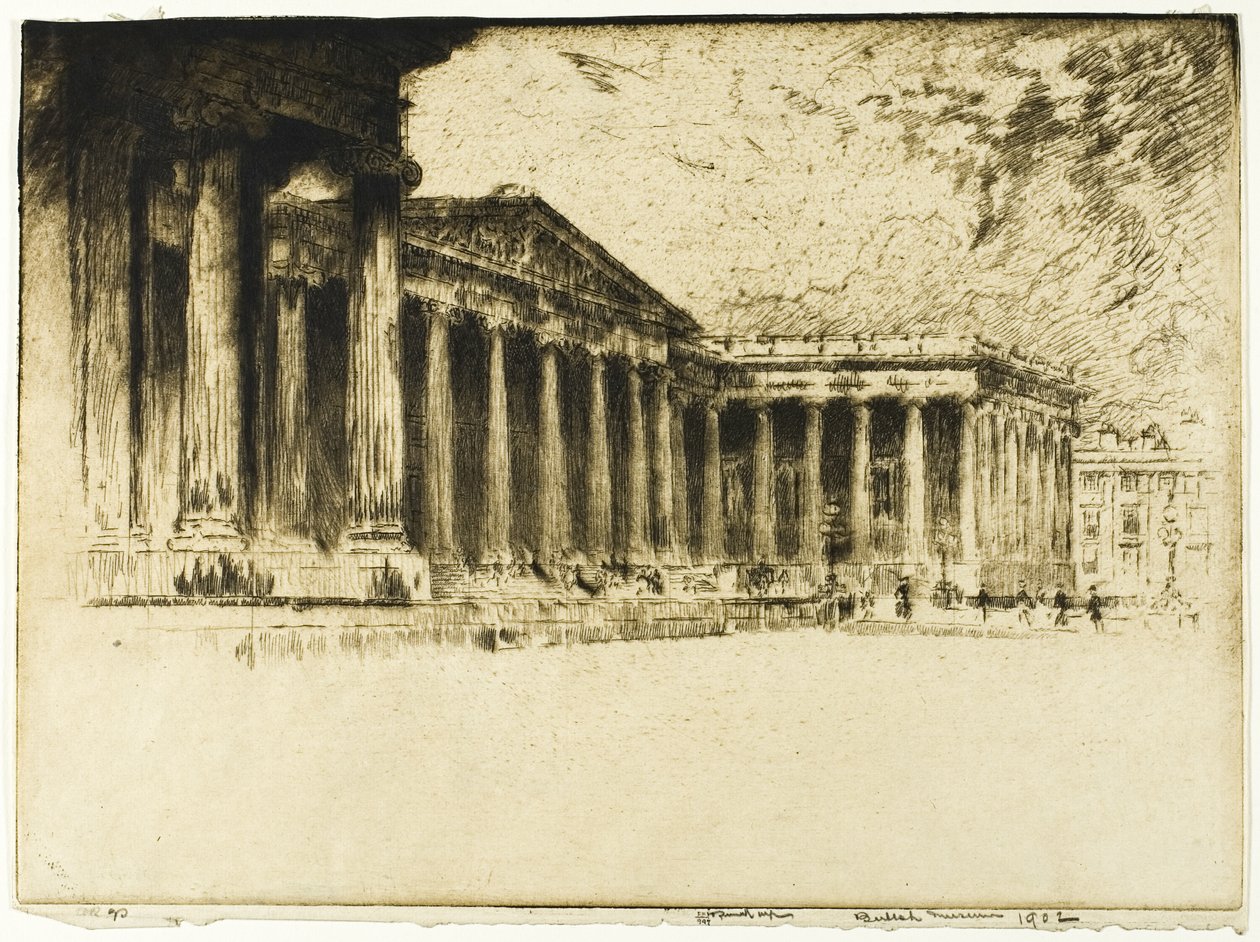 Brytyjskie Muzeum autorstwa Joseph Pennell