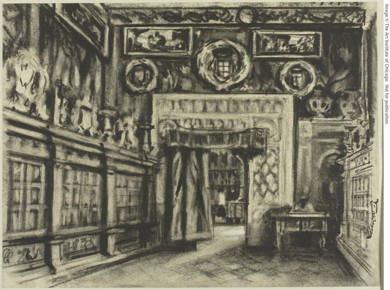 Kapitularz, Katedra w Toledo autorstwa Joseph Pennell
