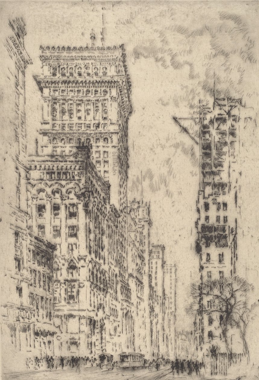 Złoty Gzyms, I, 1904. autorstwa Joseph Pennell