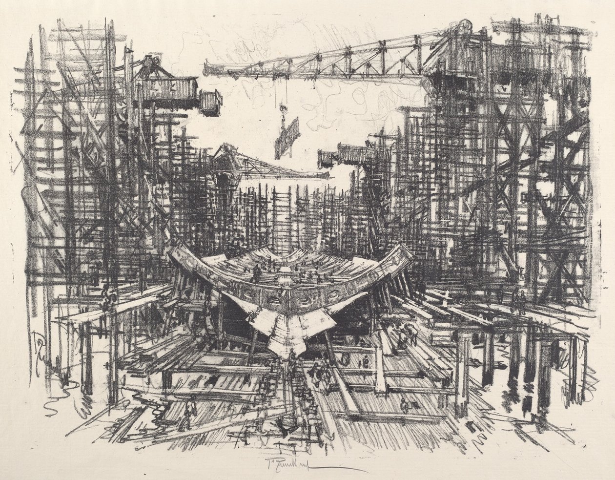 Kil, 1917. autorstwa Joseph Pennell