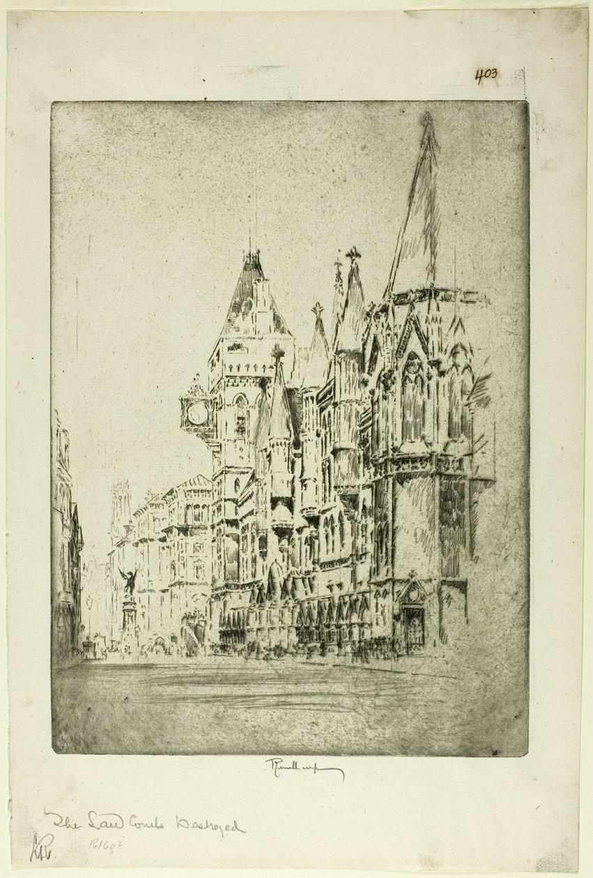 Sądy autorstwa Joseph Pennell