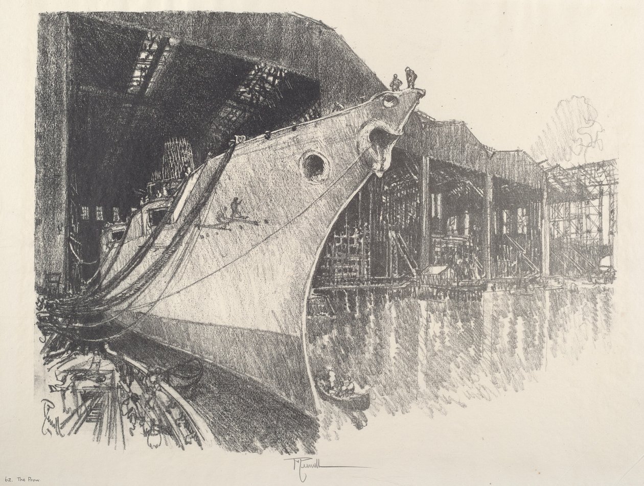Prow autorstwa Joseph Pennell