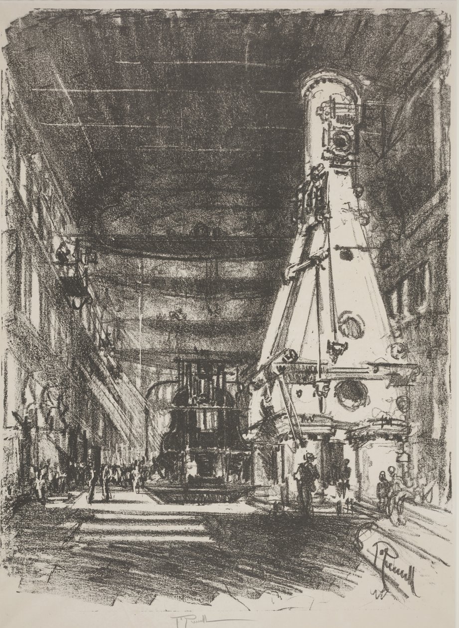 Młotki białe i czarne (lito) autorstwa Joseph Pennell