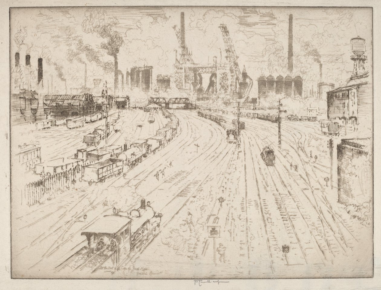 Utwory, Oberhausen autorstwa Joseph Pennell