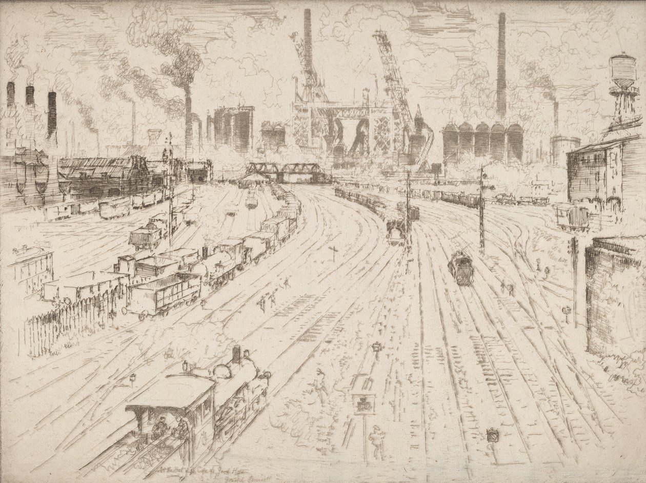 Utwory, Oberhausen, 1910. autorstwa Joseph Pennell