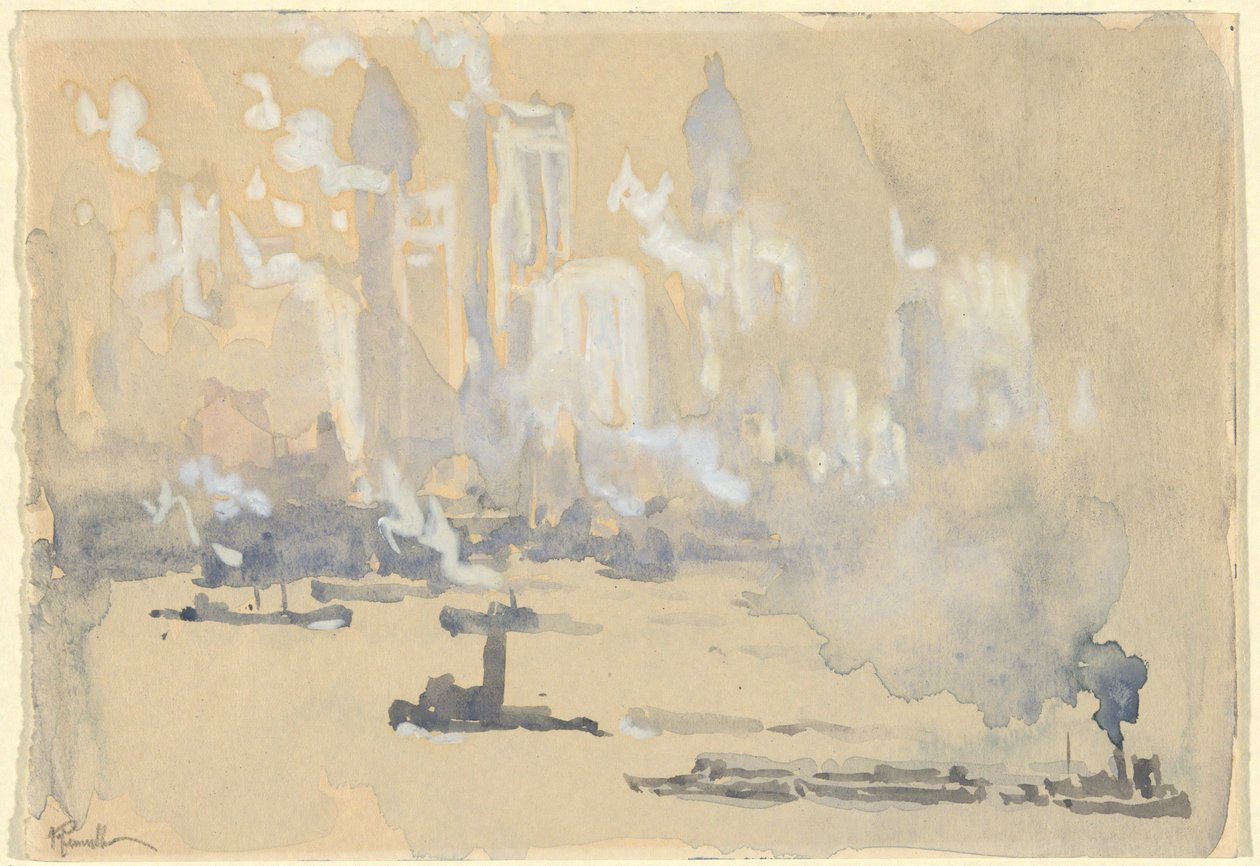 Holowniki autorstwa Joseph Pennell