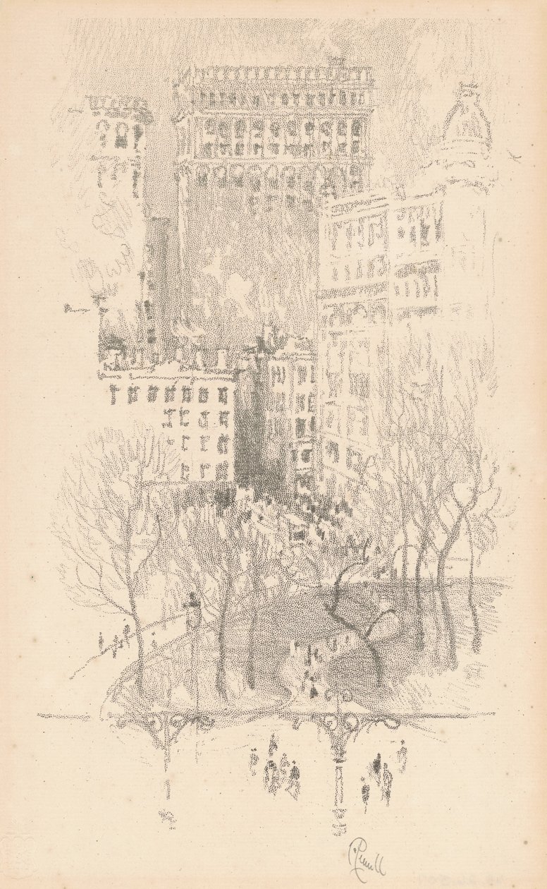 Plac Unii autorstwa Joseph Pennell