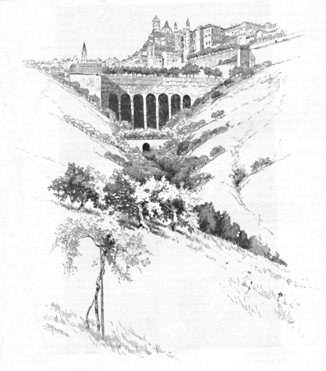 Urbino, 1886 r. autorstwa Joseph Pennell